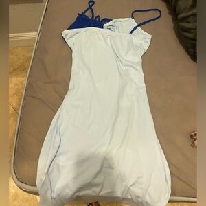 Cute tight blue short dress/ size small/ never been worn